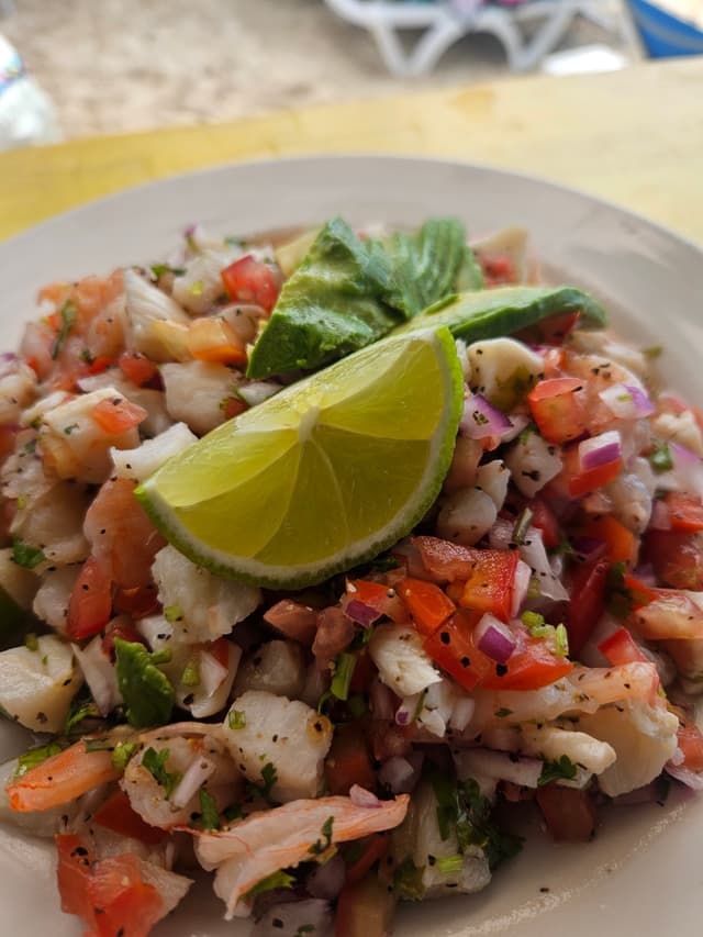 food with lime